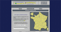 Desktop Screenshot of annuairepro.esopole.com