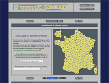 Tablet Screenshot of annuairepro.esopole.com